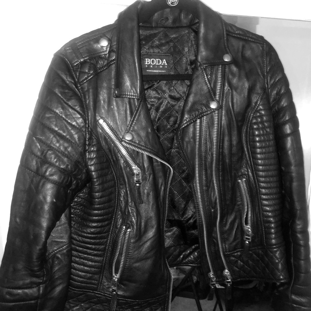 Bodaskins Biker Jacket Leather